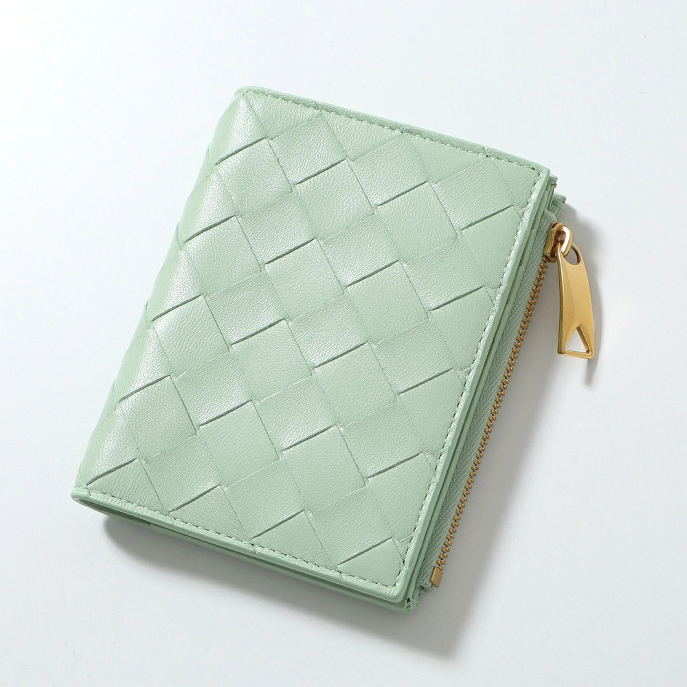 BOTTEGA VENETA Intrecciato Leather Bi fold Wallet
